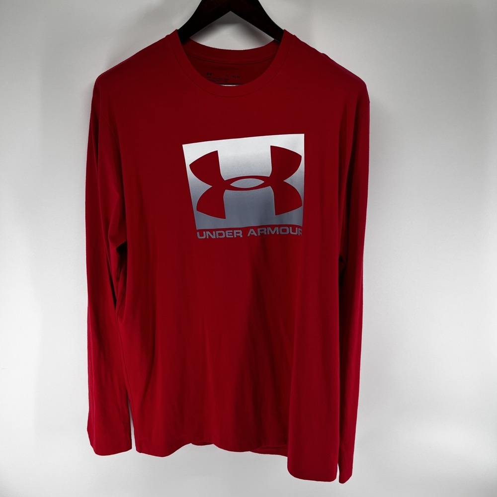 Under‎ Armour Heatgear long sleeve t shirt XL Red